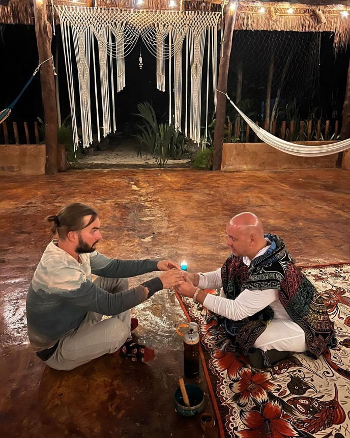 Sacred ceremony space in the jungle