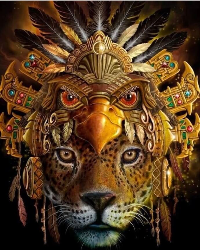 Sacred ceremony space in the Mexican jungle