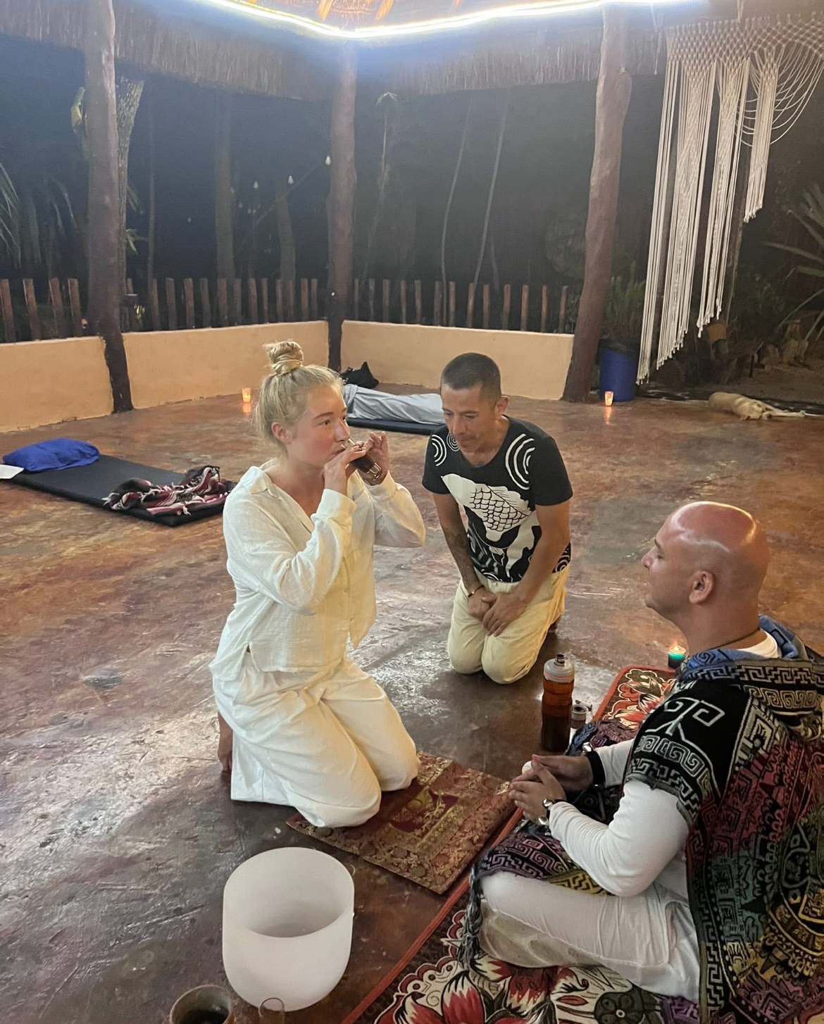 The lush jungle surrounding the retreat center in Quintana Roo